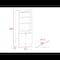 Tuhome Montenegro Bar Cabinet, Double Door Cabinet, Five Built-in Wine Rack, Three Shelves, Black BLW6550 - alternate 7